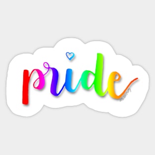 Pride Lettering Sticker